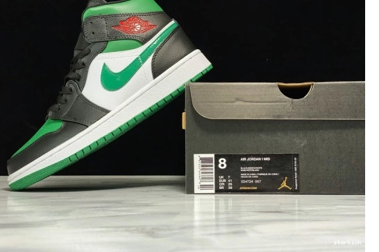 Jordan Green Toe 554724-067 Mid 554724-067 1 0805